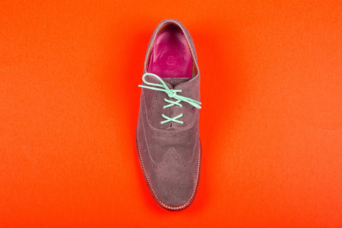 Lachie Mint Green Colour Shoelaces from Mavericks Laces