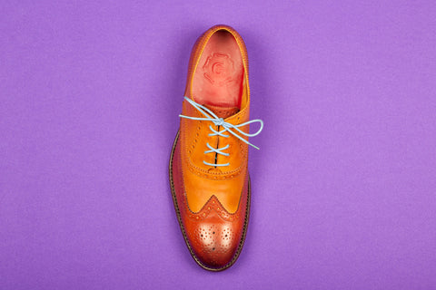 Luke Chalk Blue Colour Shoelaces & laces from Mavericks Laces Melbourne