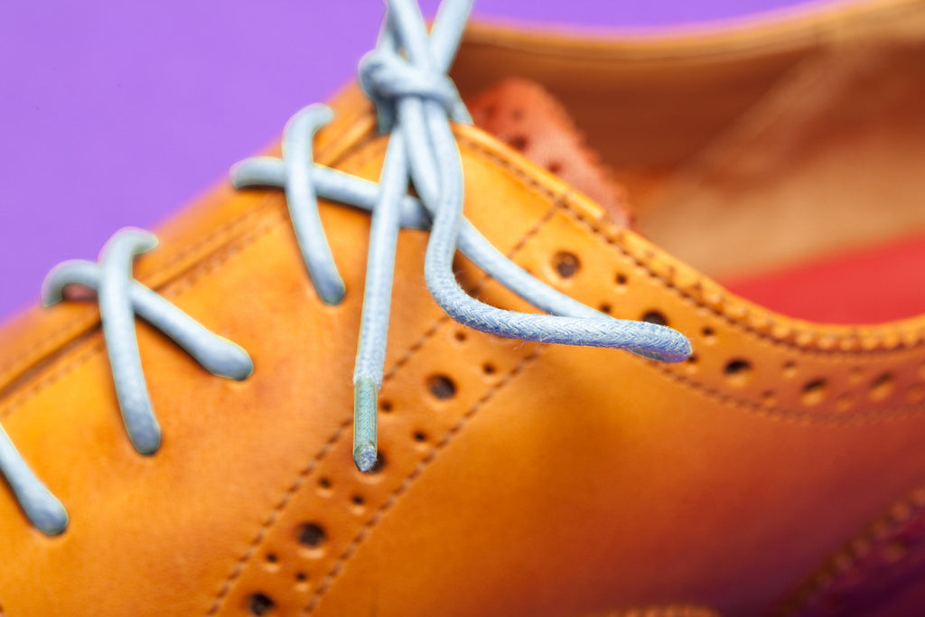 Luke Chalk Blue Colour Shoelaces & laces from Mavericks Laces Melbourne