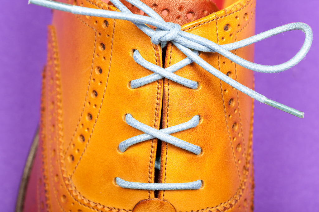 Luke Chalk Blue Colour Shoelaces & laces from Mavericks Laces Melbourne